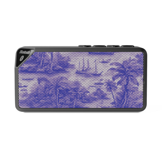Jabba Bluetooth Speaker - Tropical Toile #1, purple