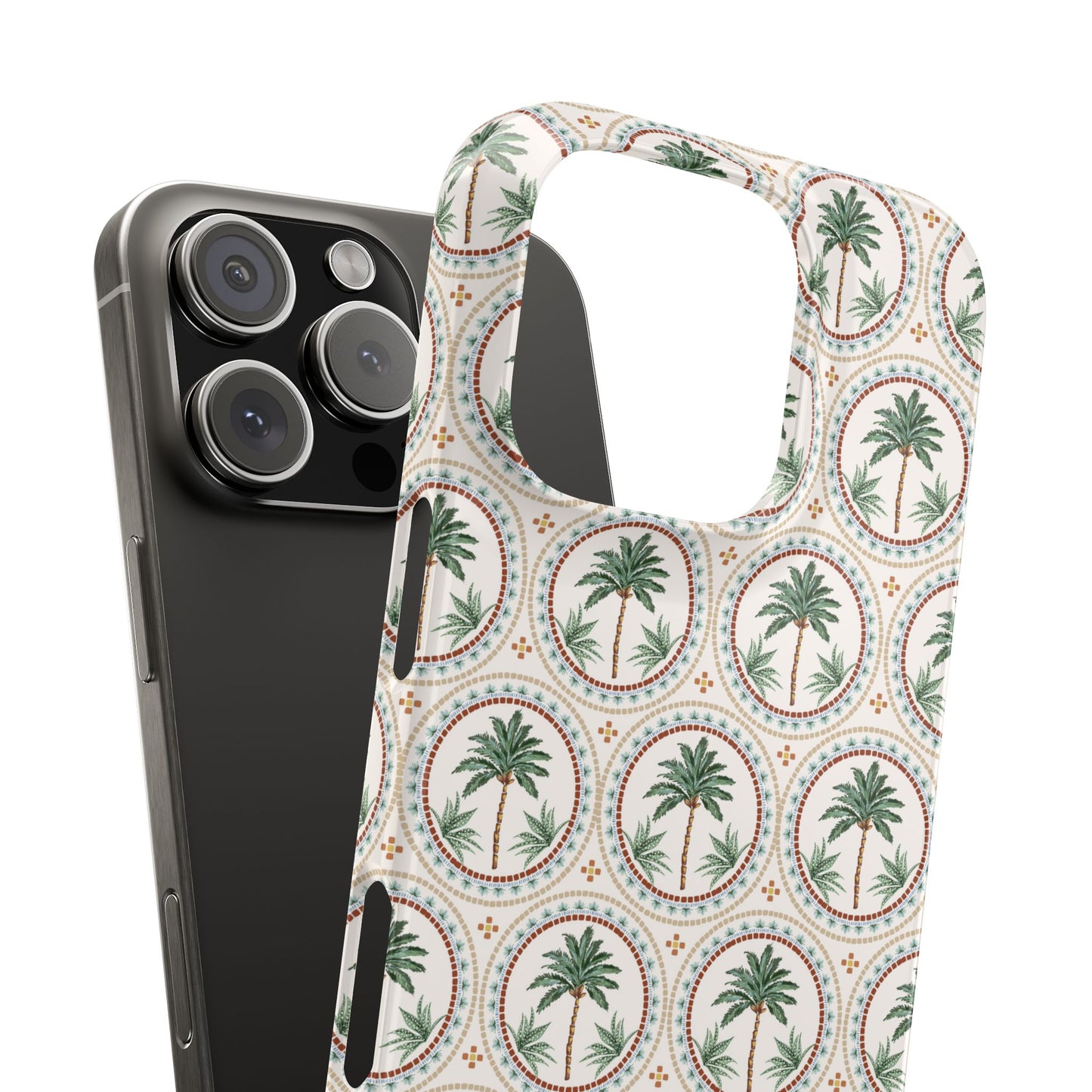 Slim Phone Cases - Mosaic Palm Tree