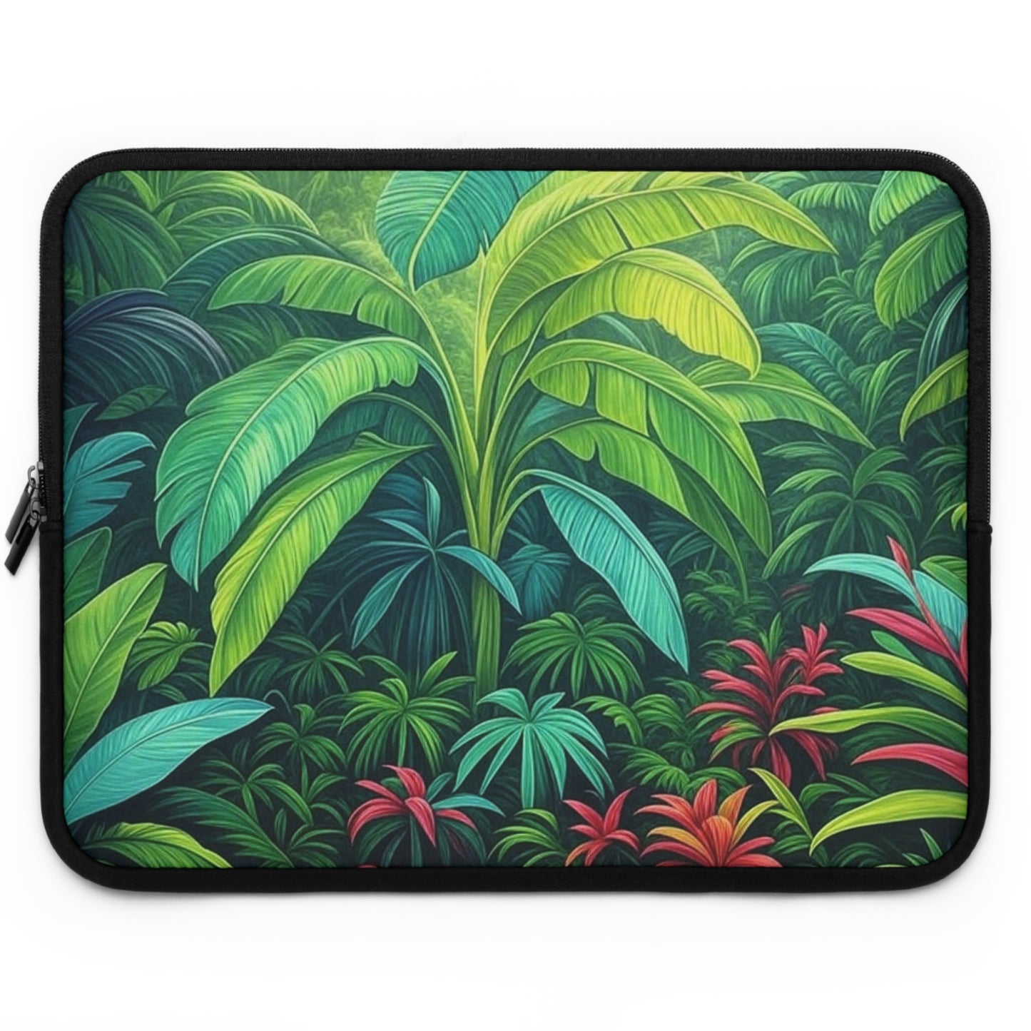 Tropical Laptop Sleeve, 5 Sizes - Perfect for Rainforest Lovers & Students / Rainforest Sleeping Spot
