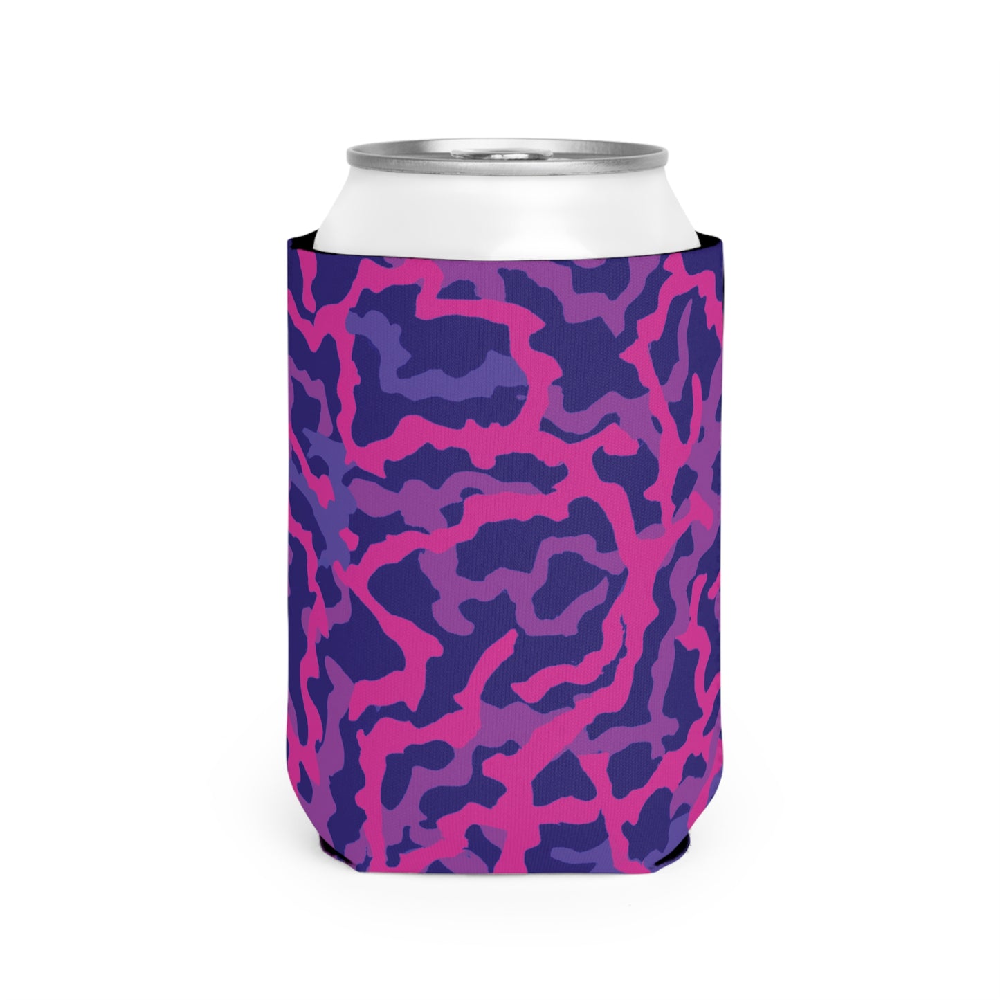 Coral Threads/Heatwave Can Cooler Sleeve - Perfect for Outdoor Picnics