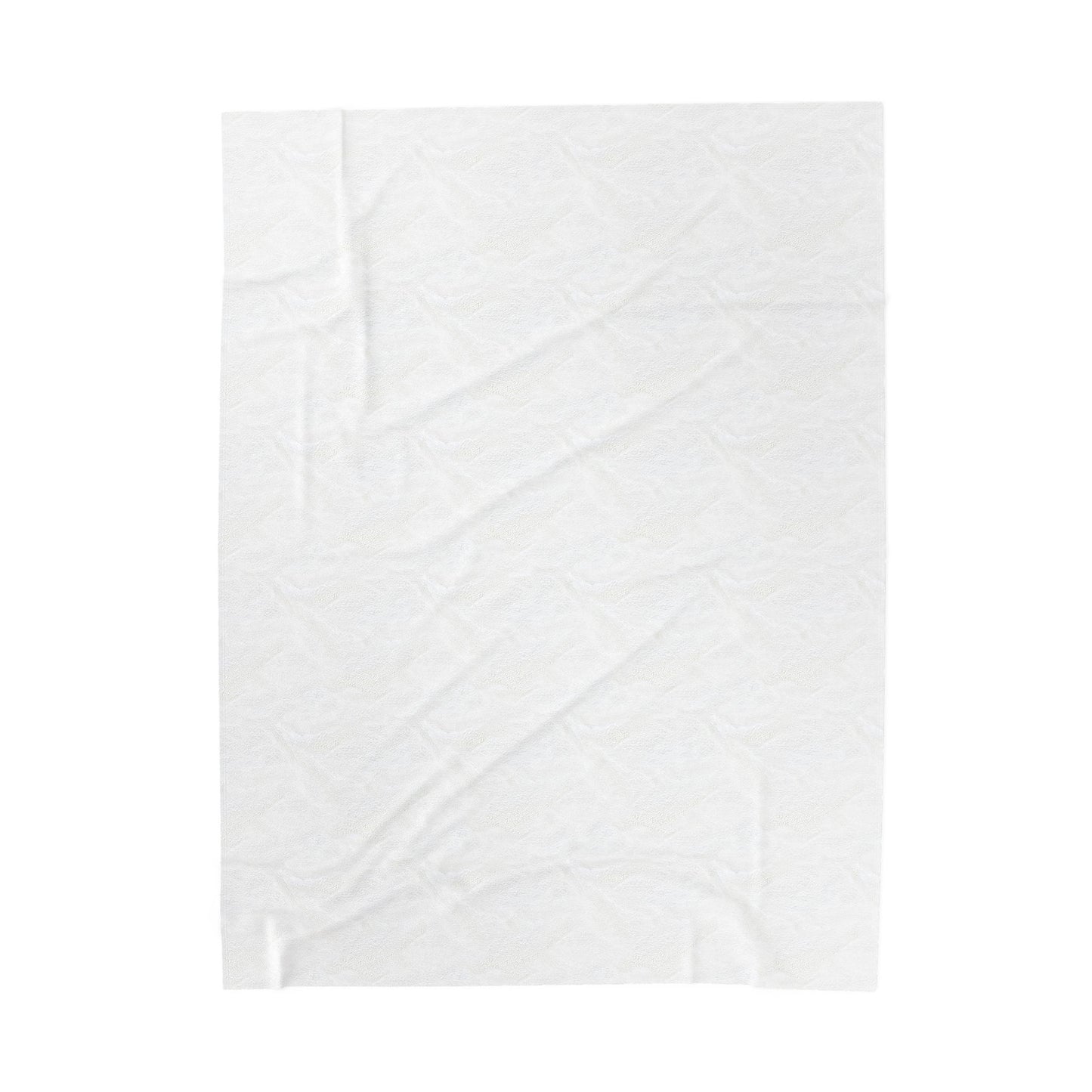 Jungle Luxe White Velveteen Plush Blanket