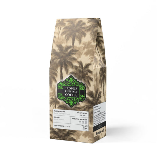 Midnight Surf Blend™ (Medium-Dark Roast) Specialty Grade Craft Coffee / Lisa's Fluffy Palms