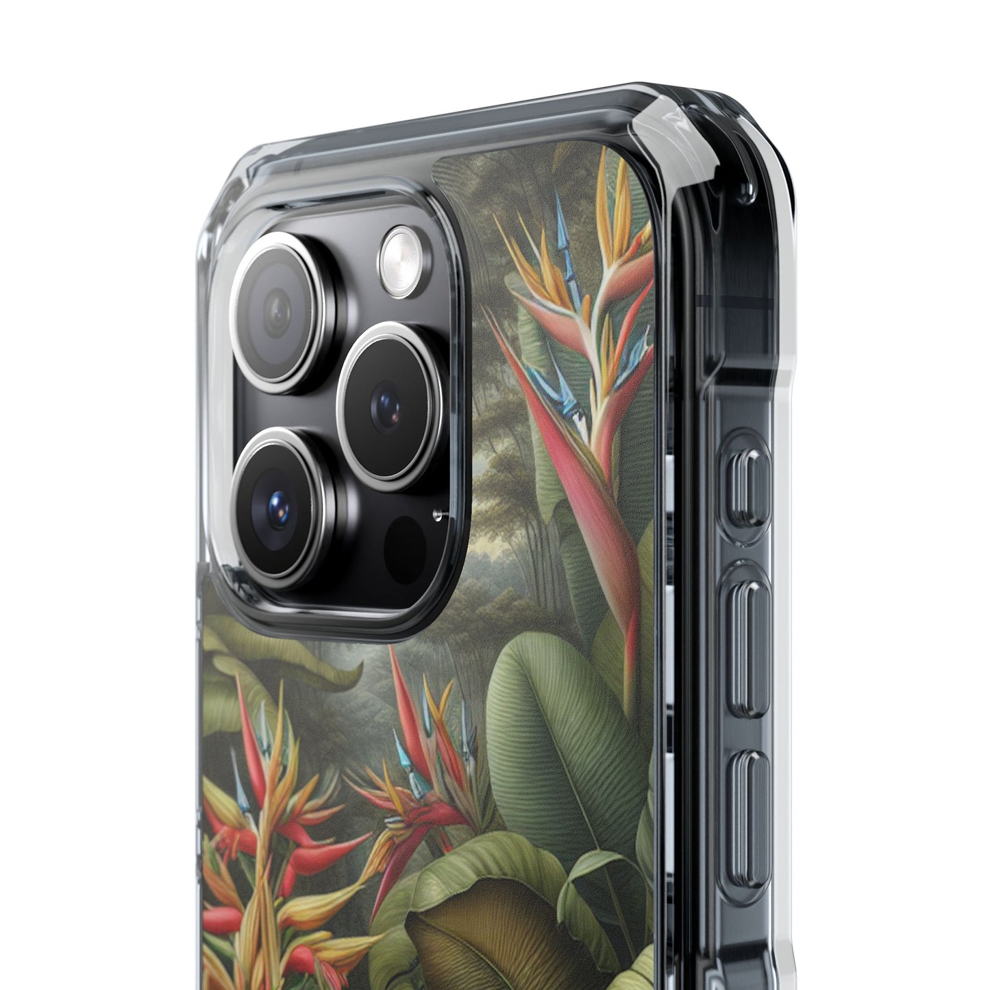 Rainforest Rabbit Outing Magnetic Clear Phone Case, Many Models