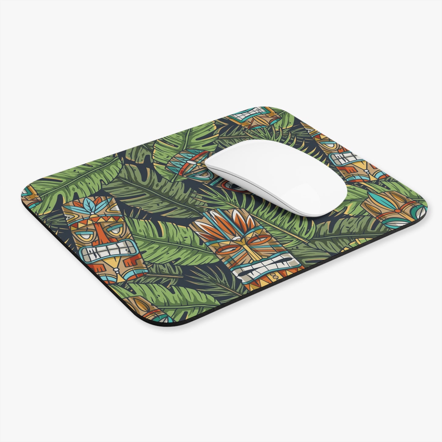 Mouse Pad (Rectangle) - Tiki Greenery