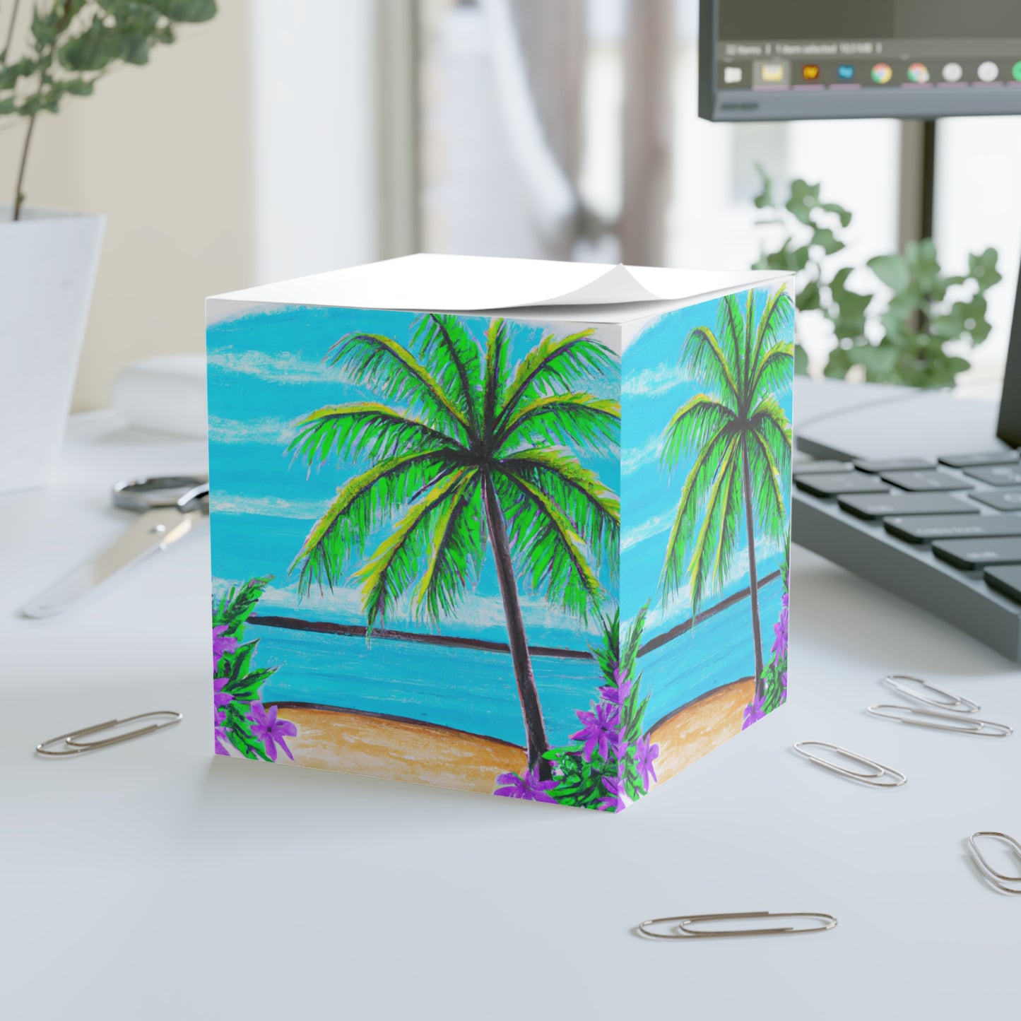 Note Cube - Calm Beach