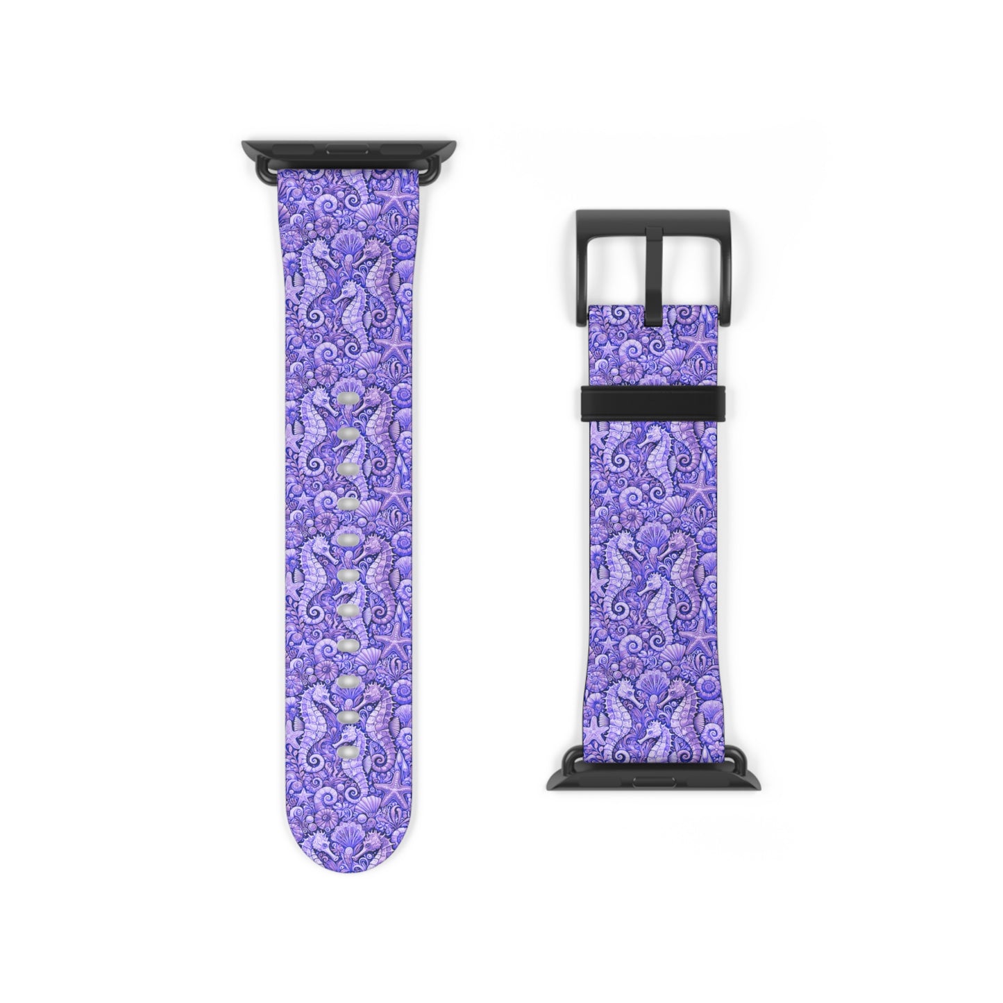 Apple Watch Band - Tropical Seahorse Trio, Amethyst