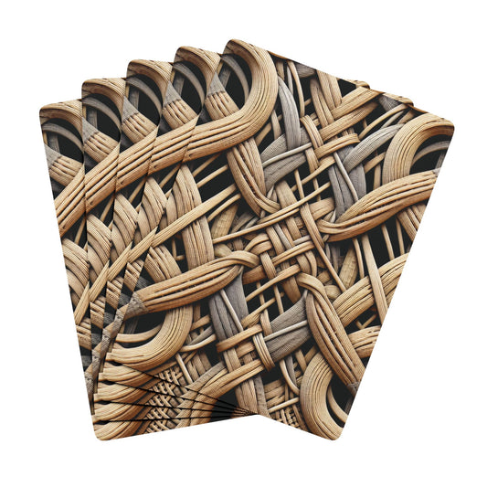 Poker Playing Cards - Beach Wicker