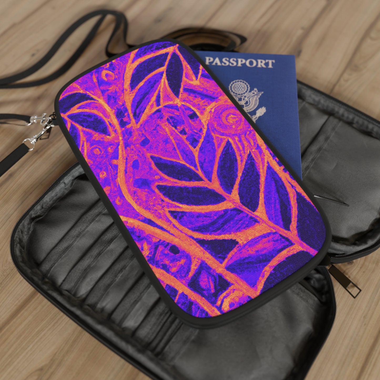 Passport Wallet – Perfect for Travelers & Adventurers / Amazon Whimsy, Heatwave