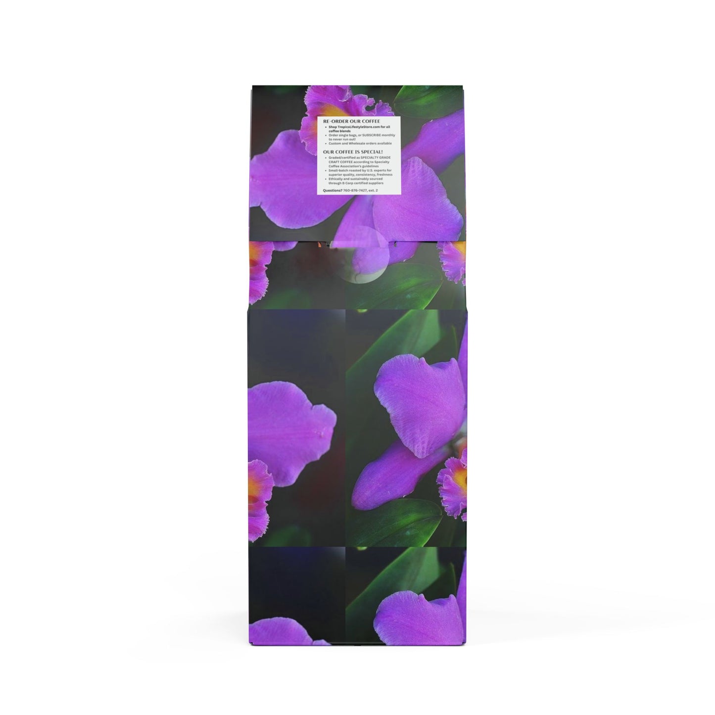 Beach Sunrise Blend™ (Light Roast) Specialty Grade Craft Coffee / Purple Orchid