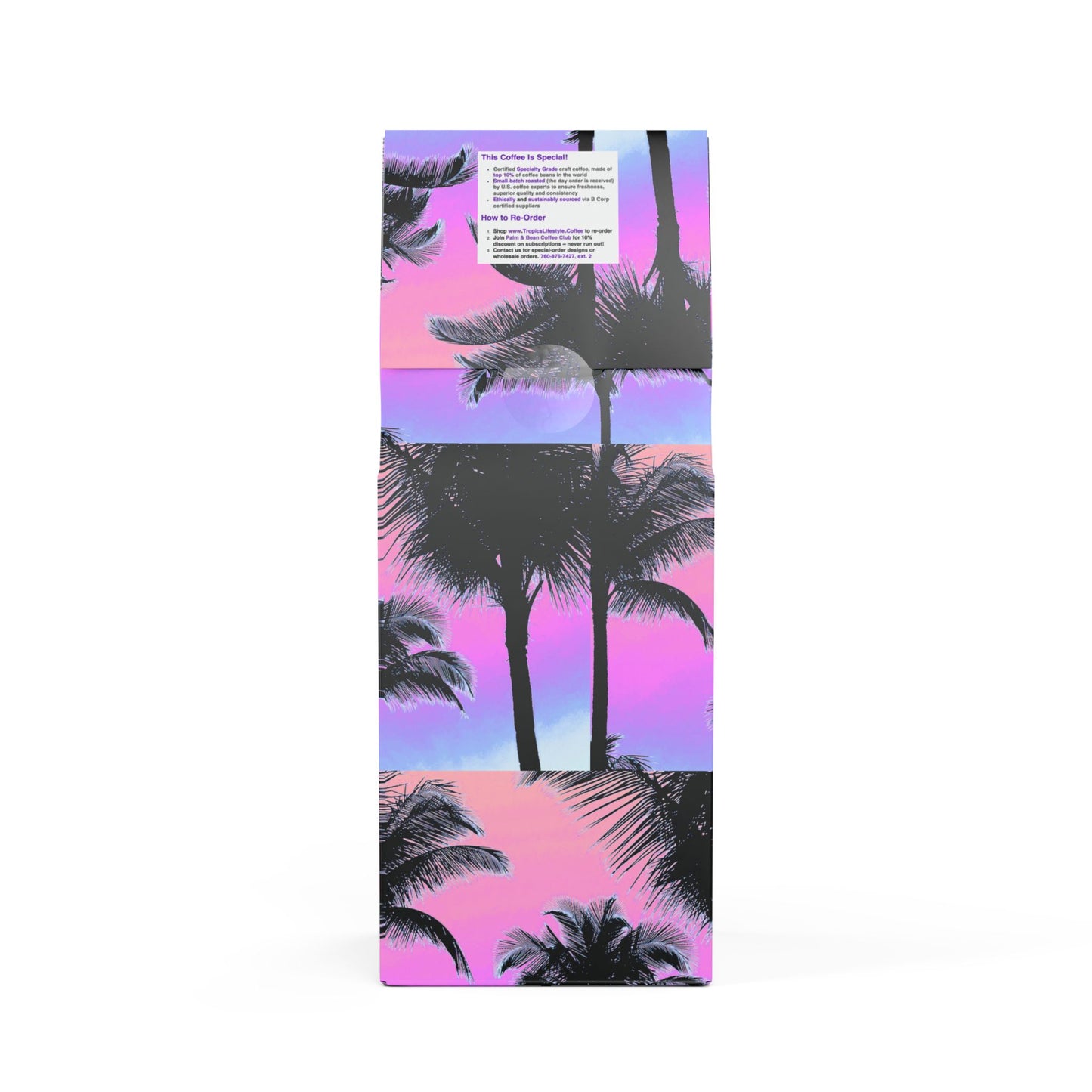 Golden Sands Single Origin™ Coffee (Light-Medium Roast) Specialty Grade / Palm Glow, Pastels