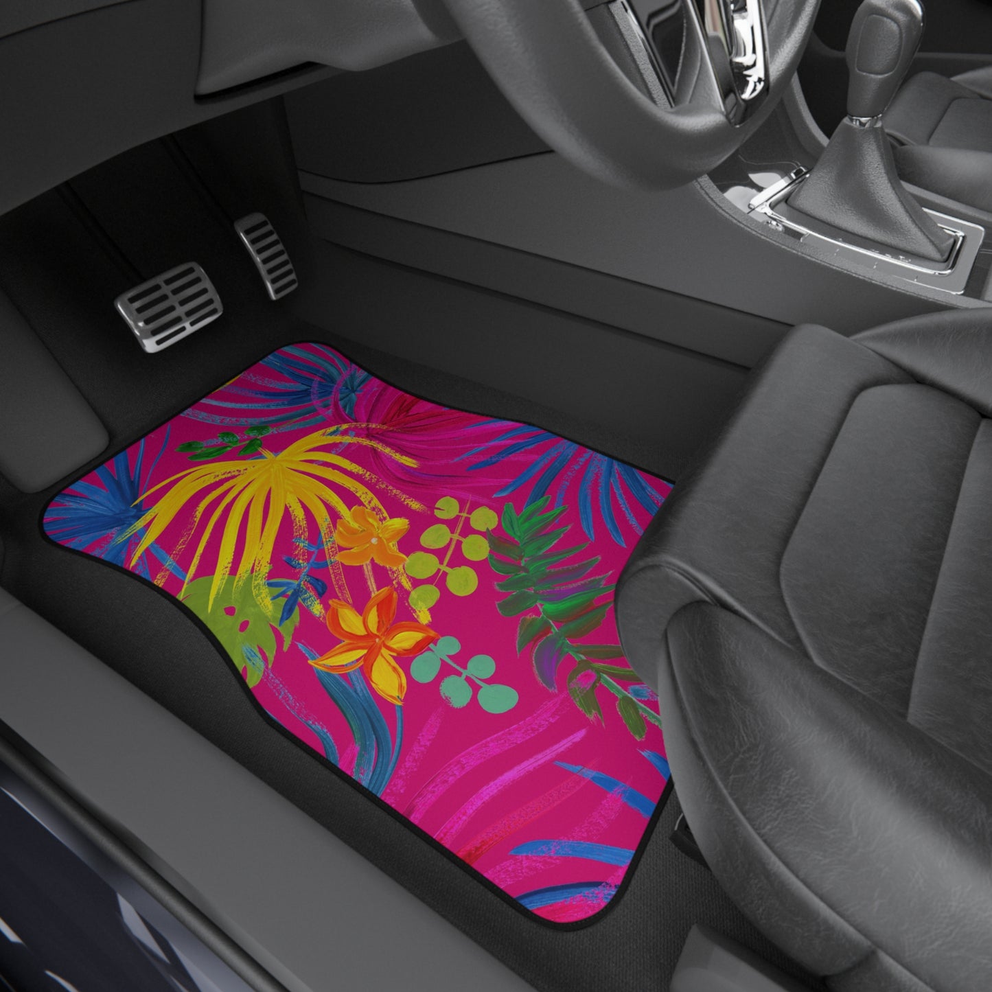 Exotic Flora Car Floor Mats - SET of 2