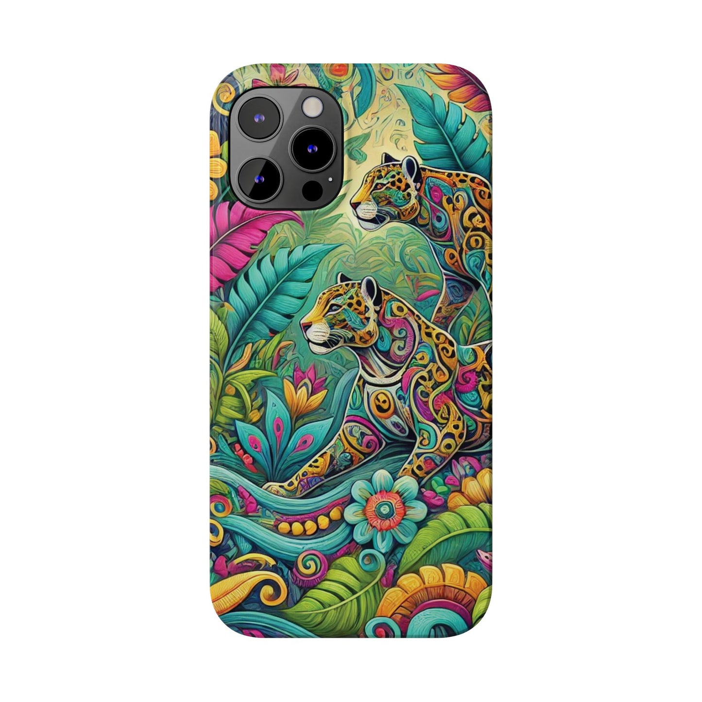 Slim Phone Cases - Jaguar Pop