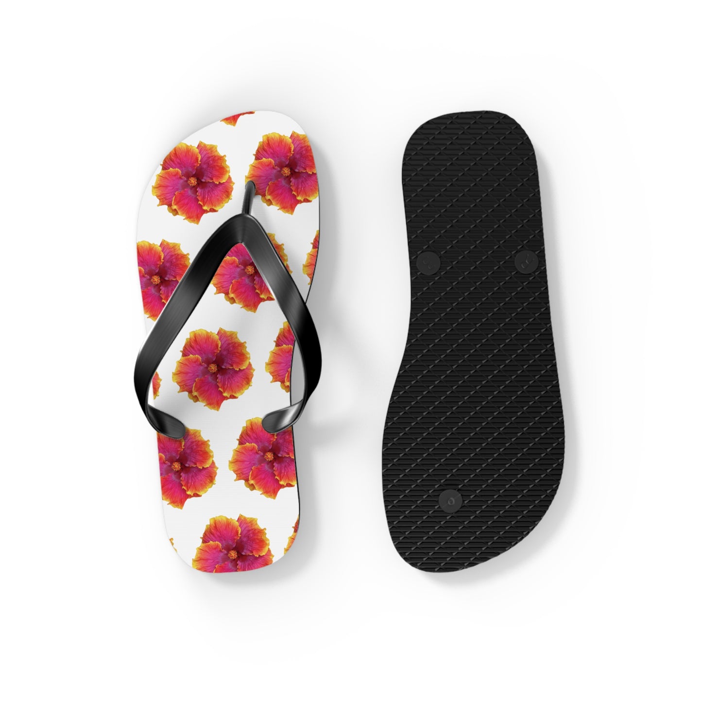 Flip Flops - Sunset Hibiscus