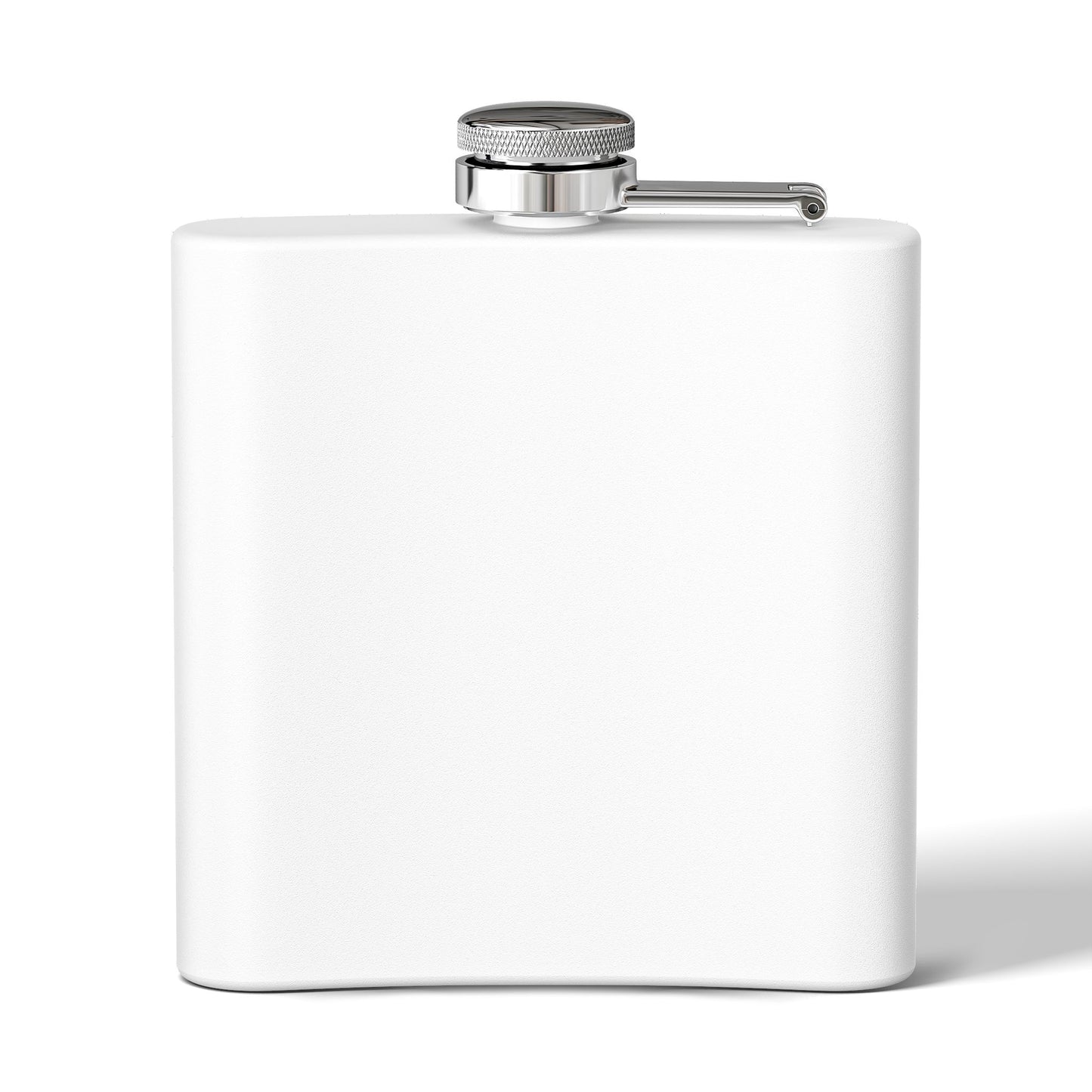 Tropical Stainless Steel 6 oz. Flask, Many Colors  – Real Red Coral