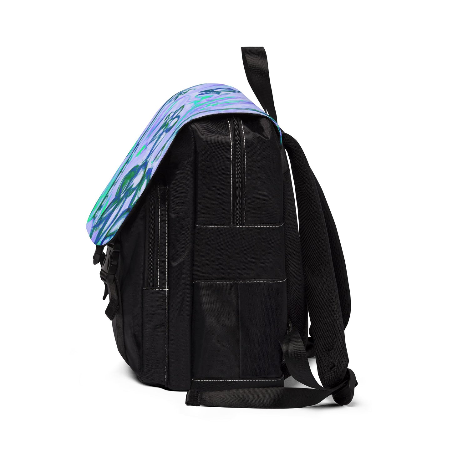Tropical Doodles/Lilac Casual Backpack - Perfect for Everyday Adventures