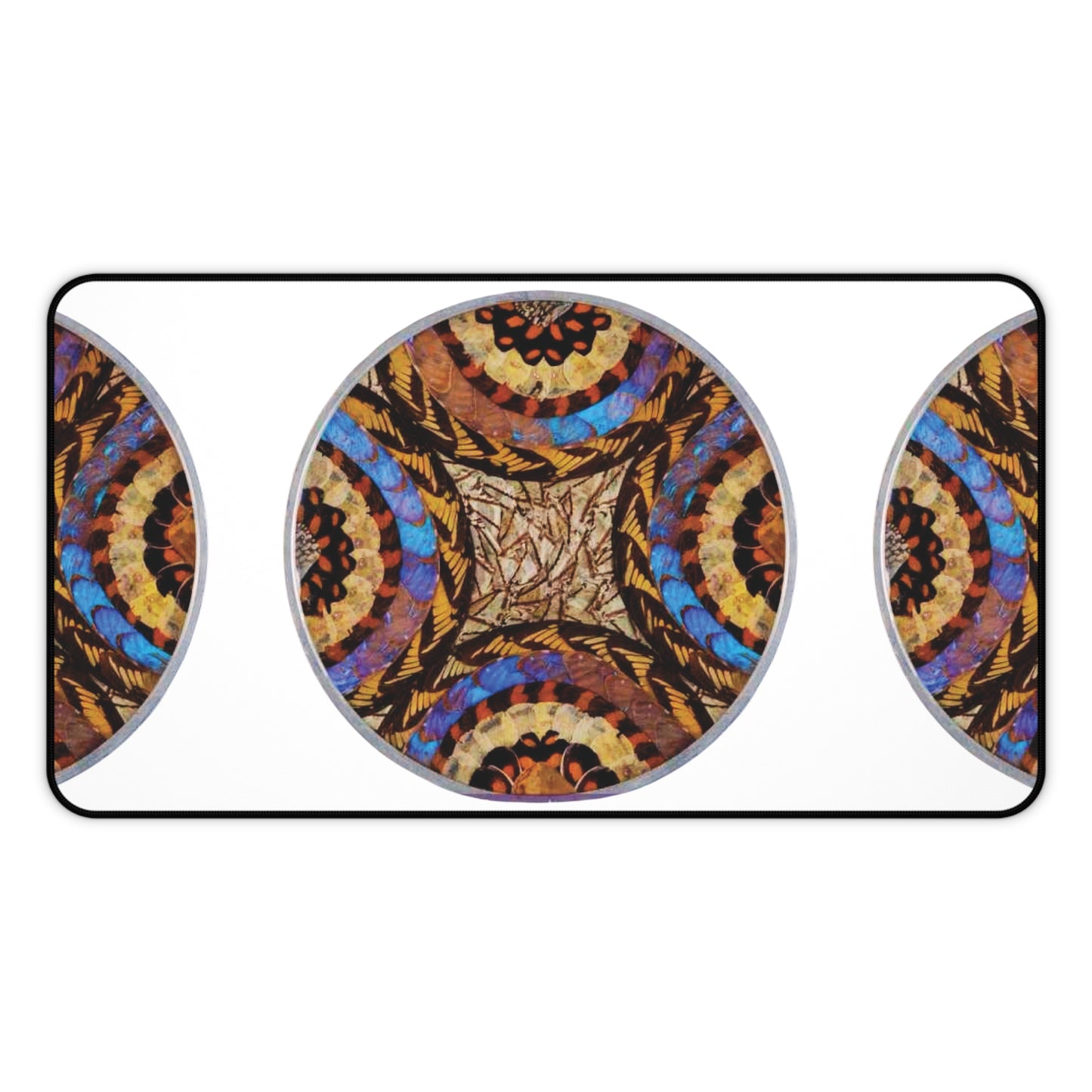 Tropical Mouse Pad/Desk Mat, 3 Sizes - Rainforest Design, Perfect for Home Office / Real Butterfly Wing Art