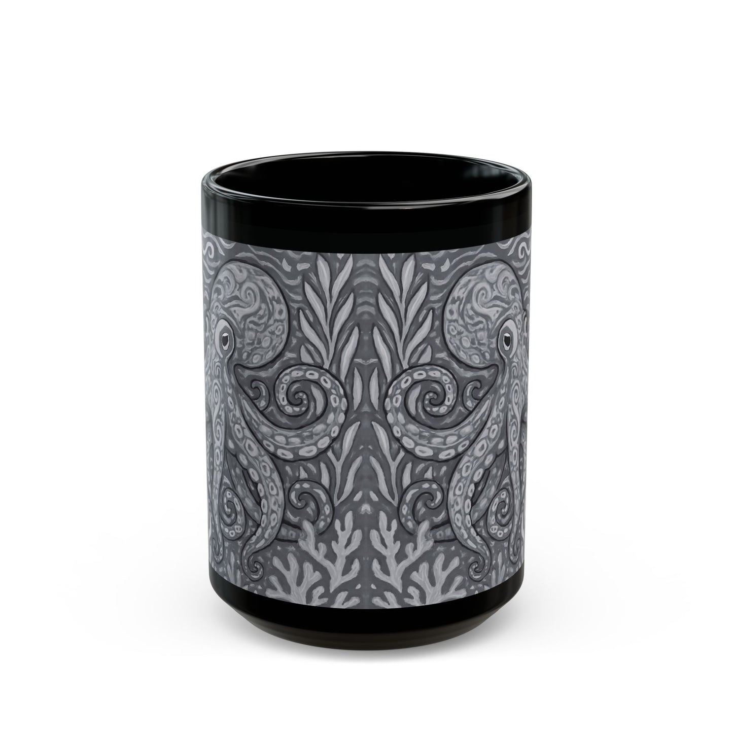 Black Coffee Mug - Noir Kraken Joe
