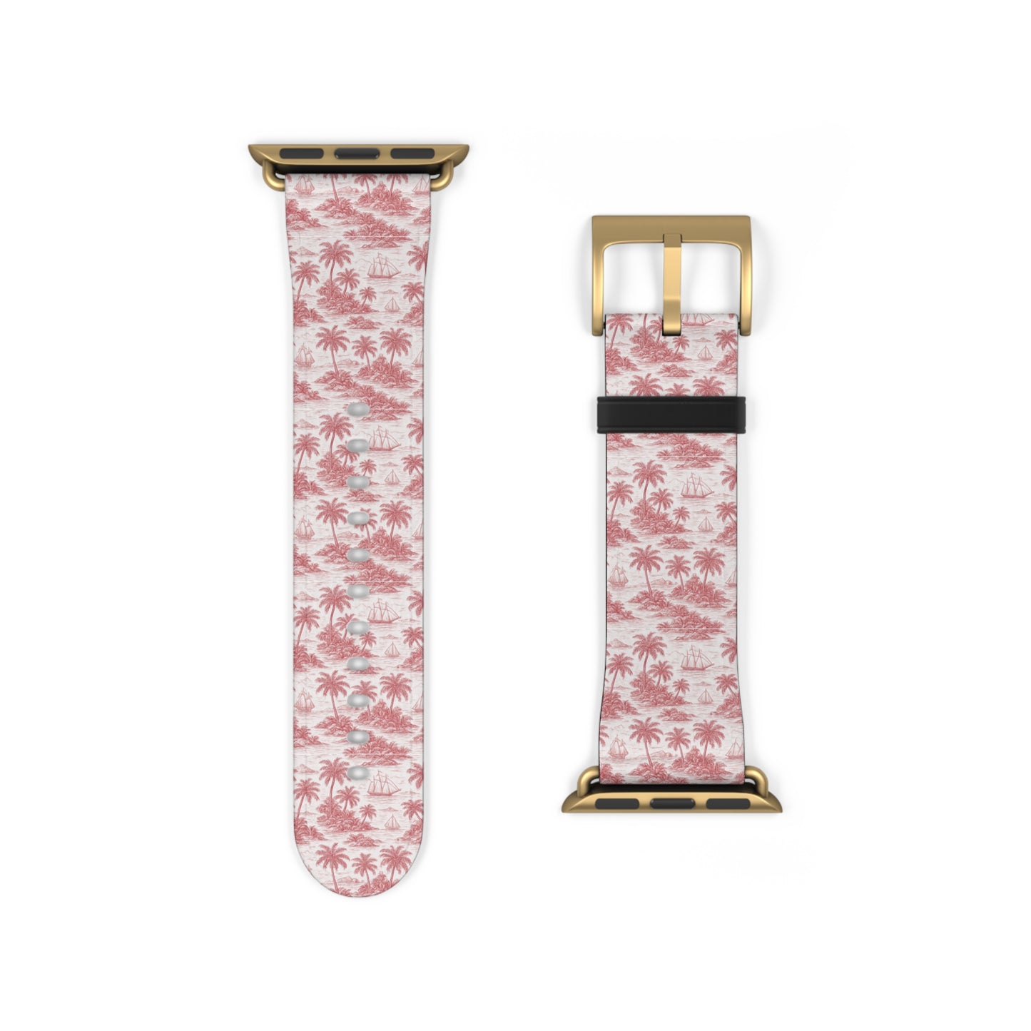 Apple Watch Band - Faraway Toile, Red
