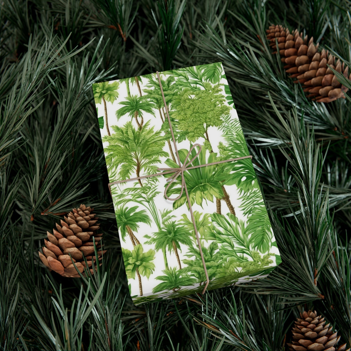 Wrapping Paper - Tropical Gift Wrap for All Occasions / 3 Sizes, 2 Finishes / Violet's Favorite Palms