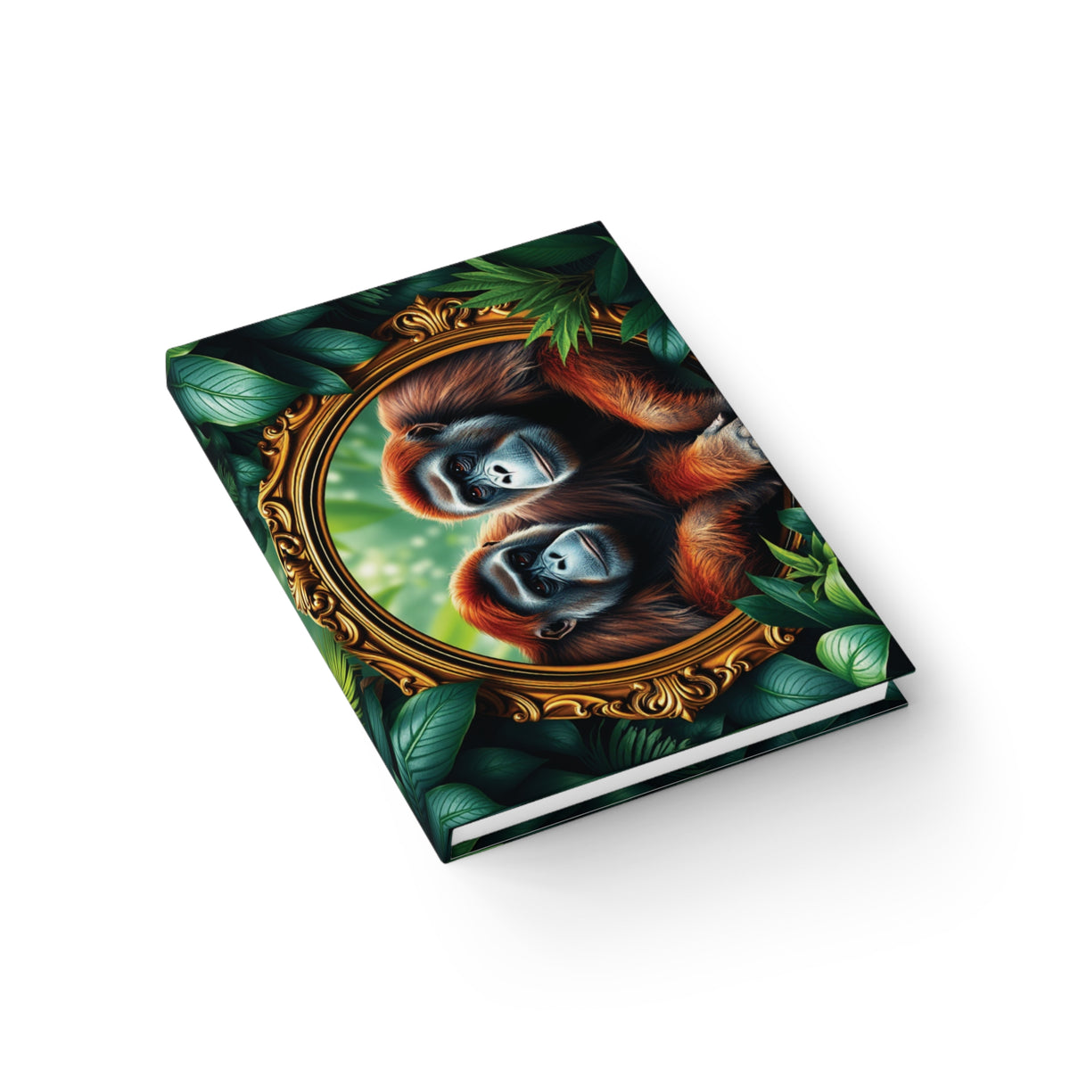 Framed Orangutan Apes Journal - 5" x 7"