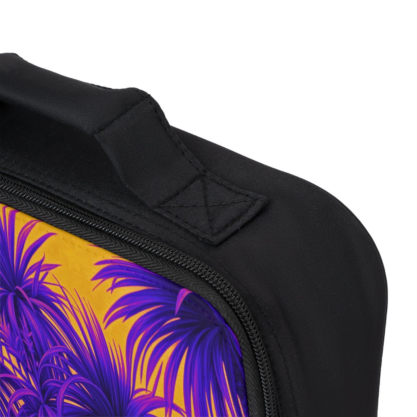 Tiny Palm Island/Pop Lunch Bag - Eco-Friendly Insulated Tote, Adult and Child Lunchbox / Perfect for Picnics, Beach Outings