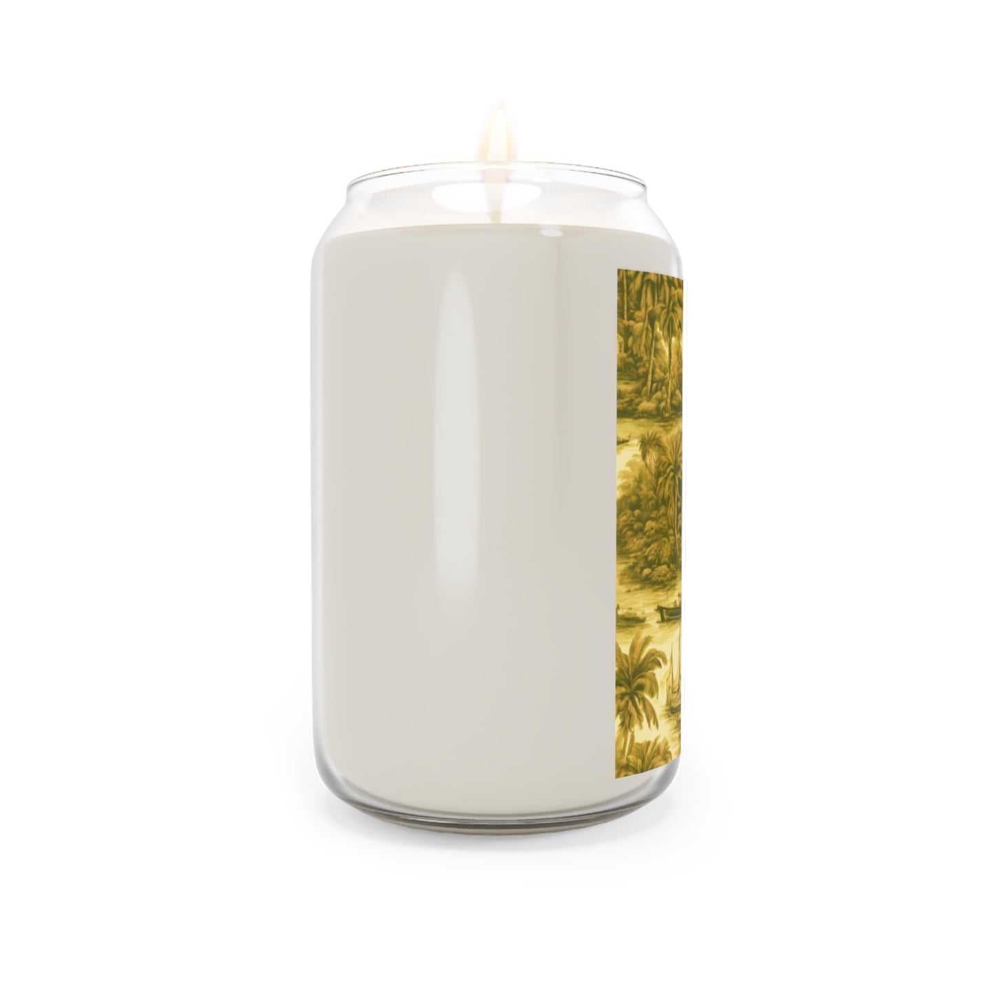 Scented Candle, 13.75oz - Tropical Toile, Gold