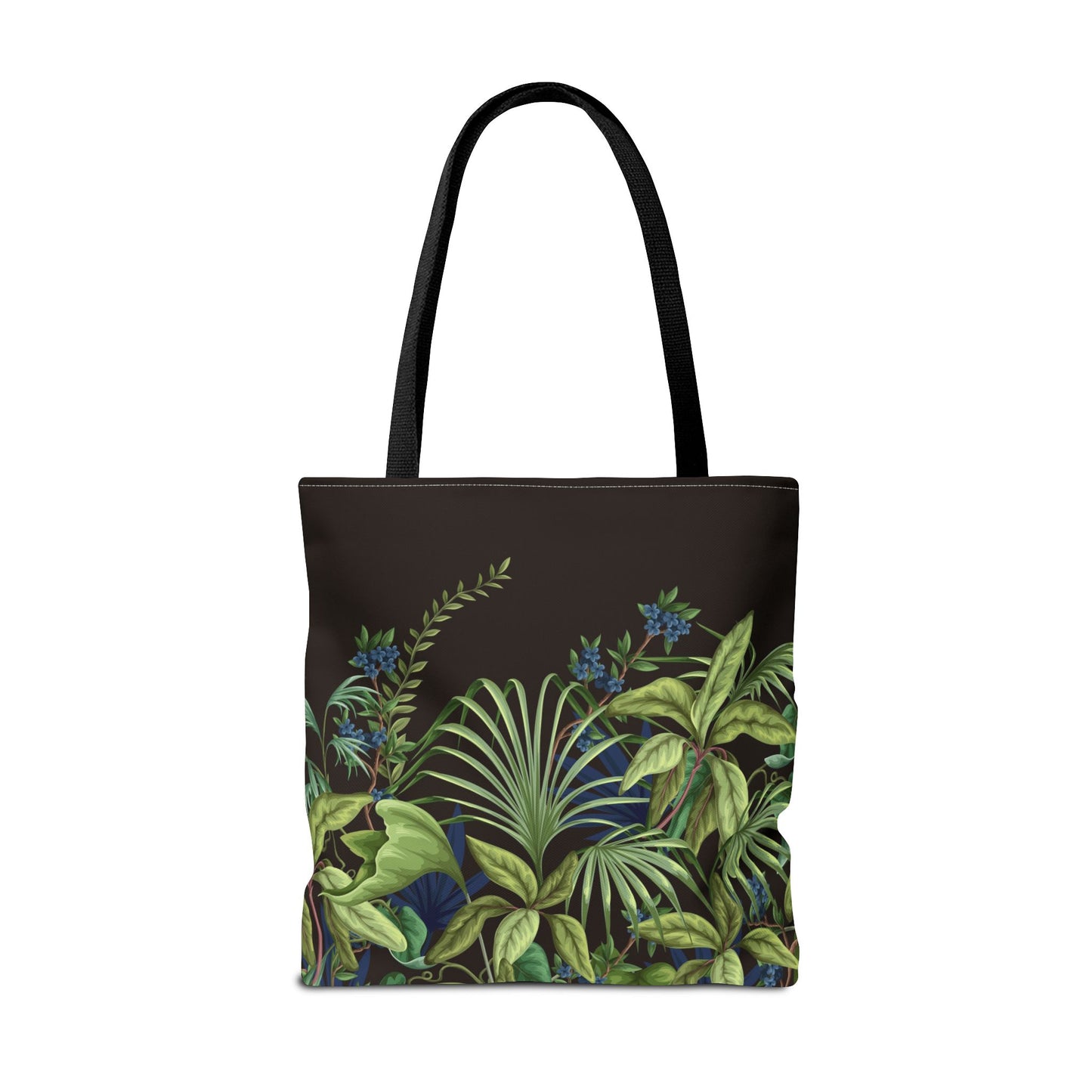 Tropical Midnight Jungle Tote Bag - 3 Sizes