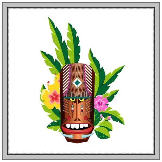 Tiki Boss Loika Polyester Napkins | SET of 4 | Stylish Table Decor