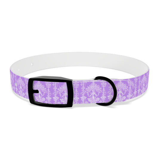 Dog Collar - Pearl Lady Toile, purple