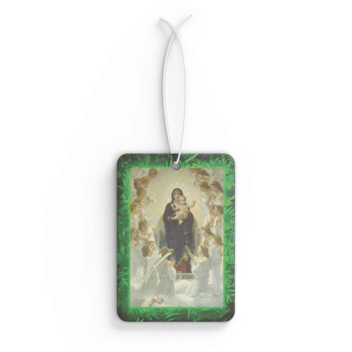 Car Air Freshener - Tropical GLOW Mary With the Angels, Religious