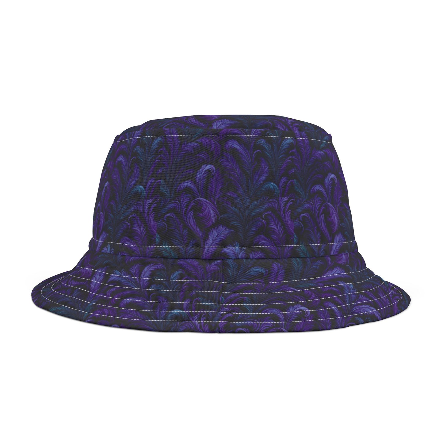 Tropical Polyester Bucket Hat, 2 Sizes - Rocco Purple