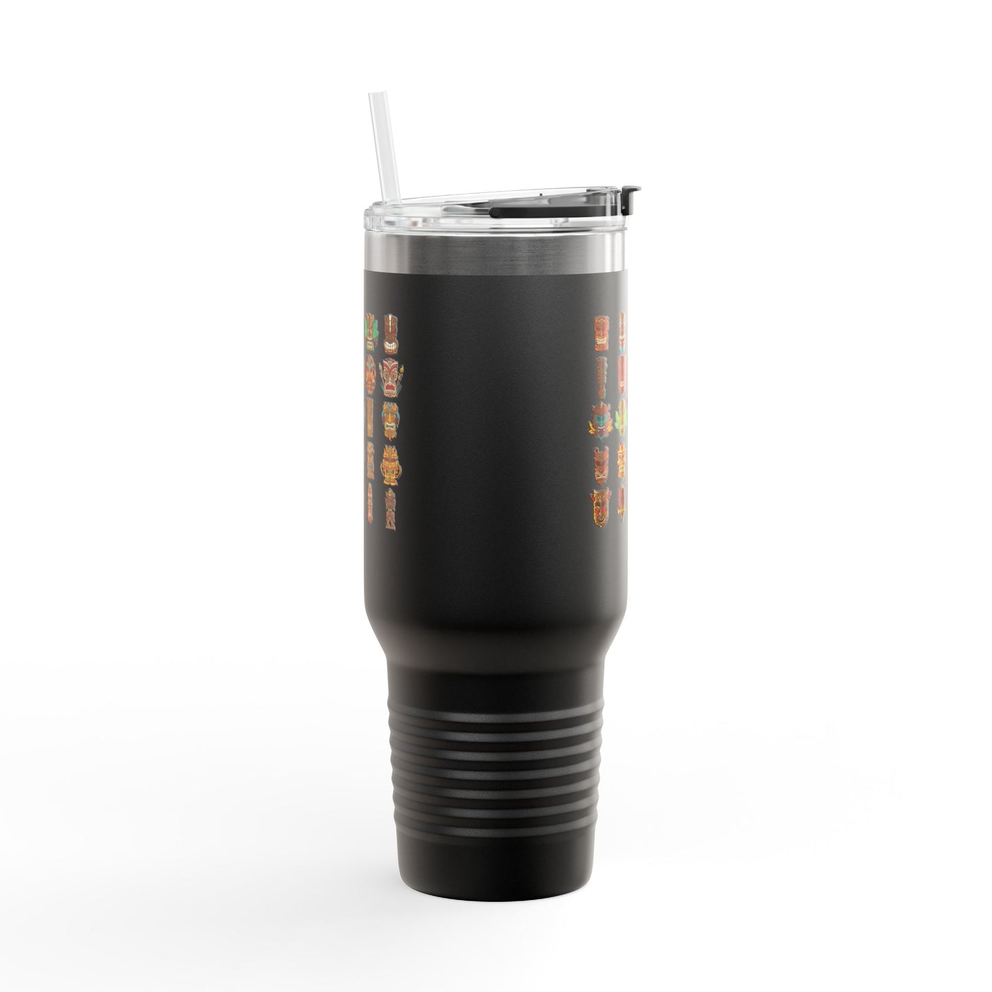 Insulated Travel Mug, 40oz / Tiny Tiki Dudes - Perfect for Outdoor Adventures