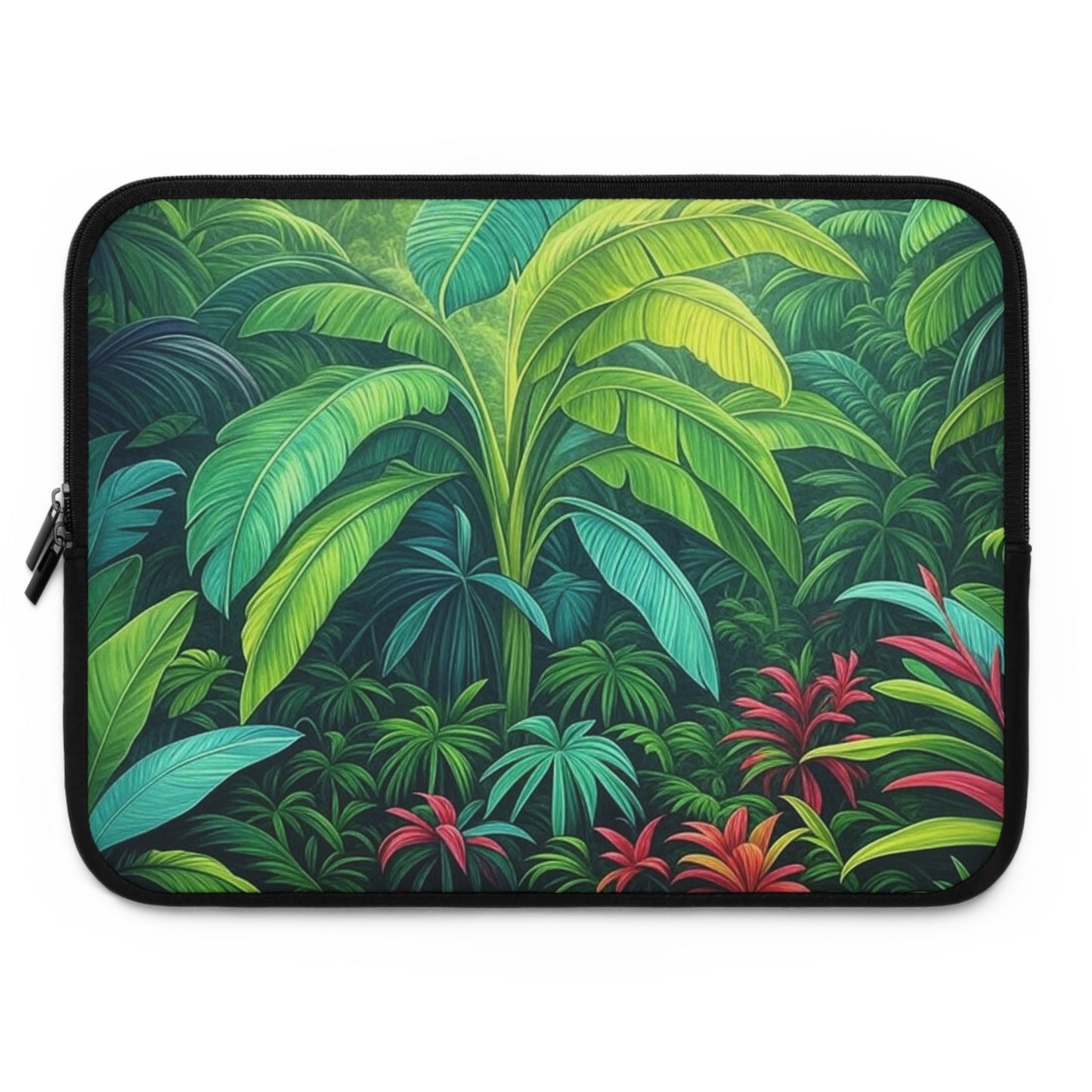 Tropical Laptop Sleeve, 5 Sizes - Perfect for Rainforest Lovers & Students / Rainforest Sleeping Spot