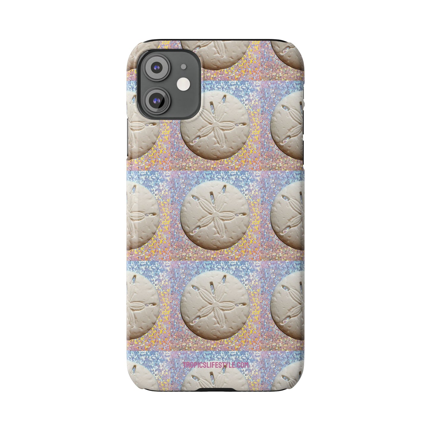 Slim Phone Cases - Disco Sand Dollar