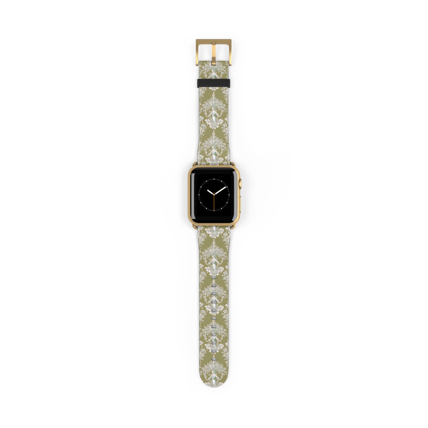 Apple Watch Band - Pearl Lady Toile, highland green