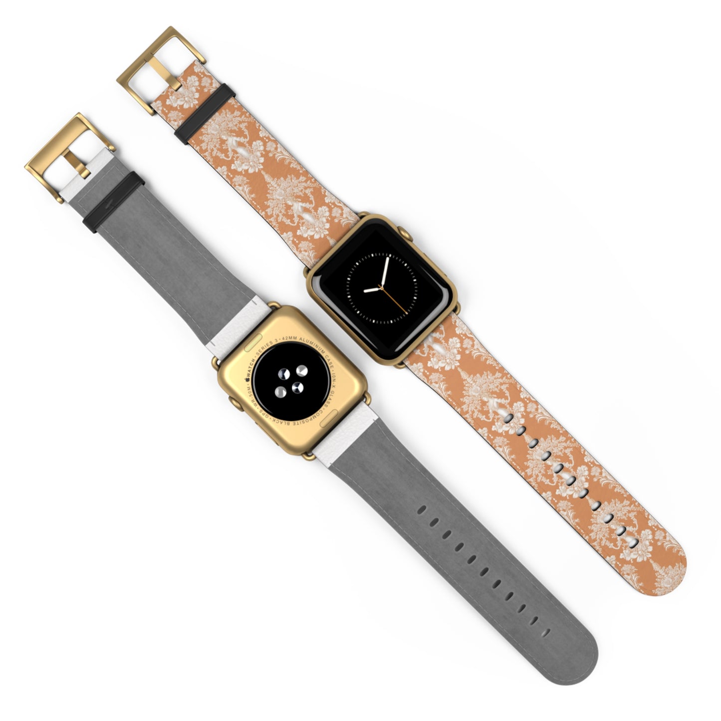 Apple Watch Band - Pearl Lady Toile, melon