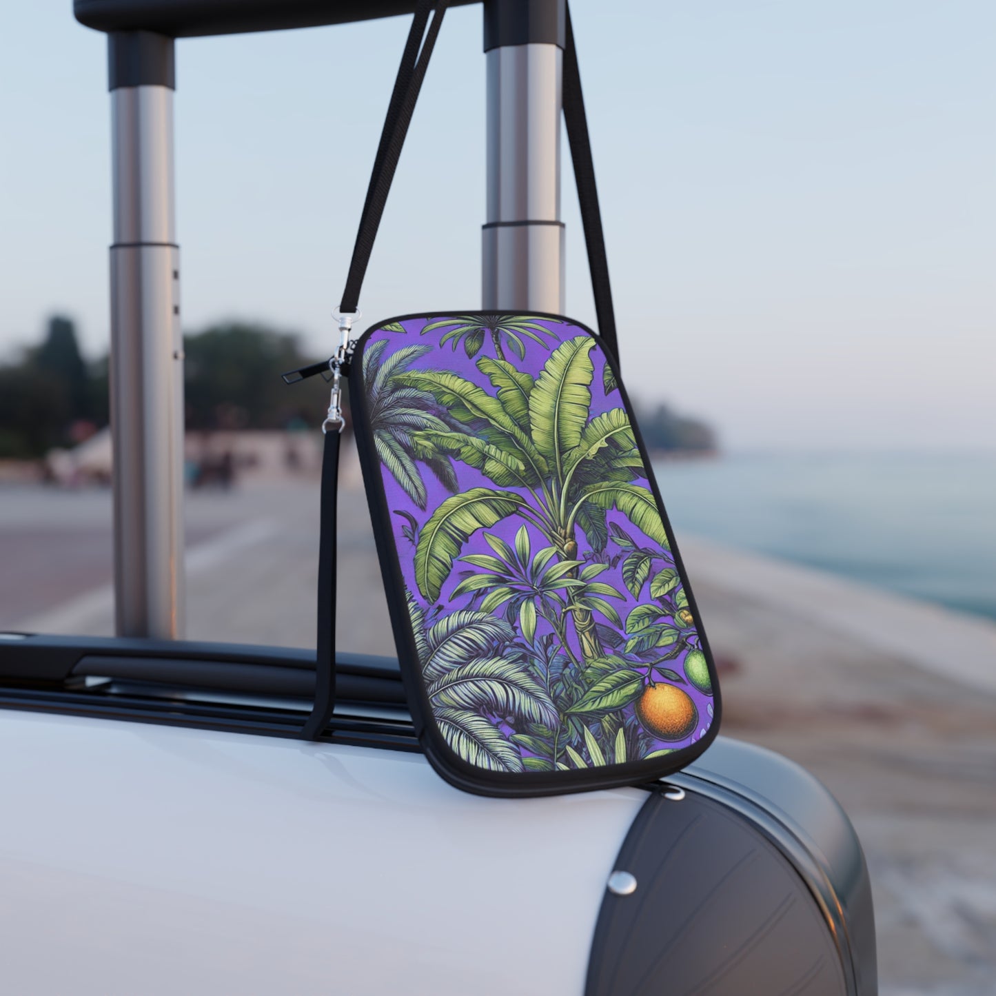 Passport Wallet – Perfect for Travelers & Adventurers / Tropical Fruit, Purple