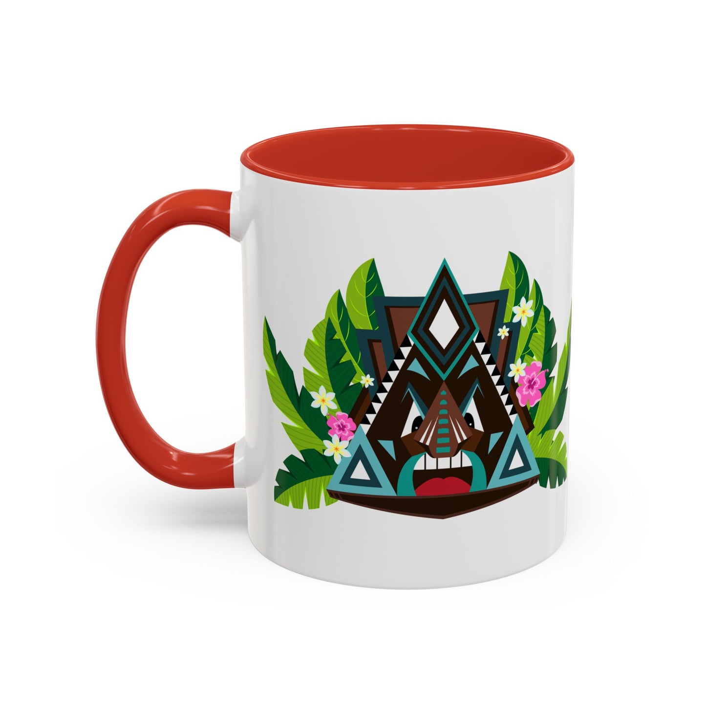 Accent Coffee Mug (11, 15oz), 8 Colors - Tiki Boss Kai