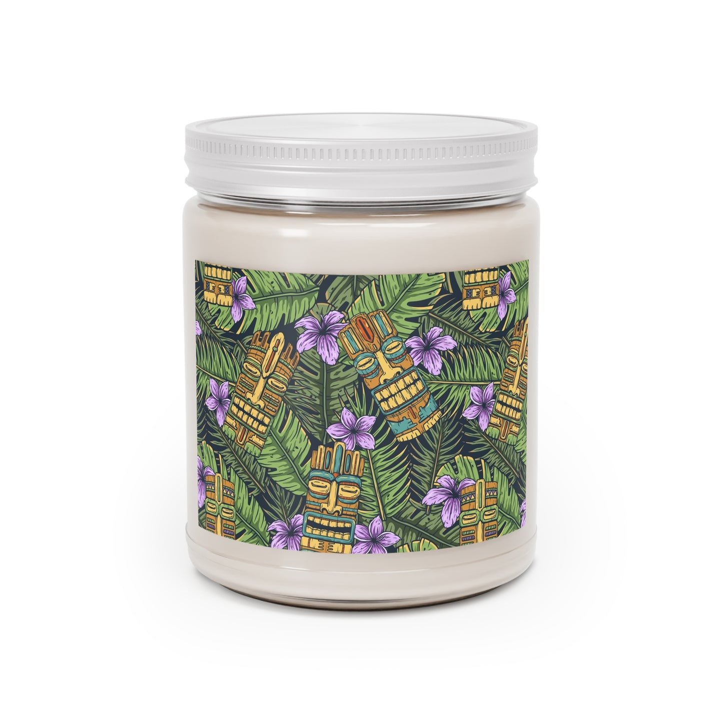 Scented Candles, 9oz, Tiki Purple Greenery