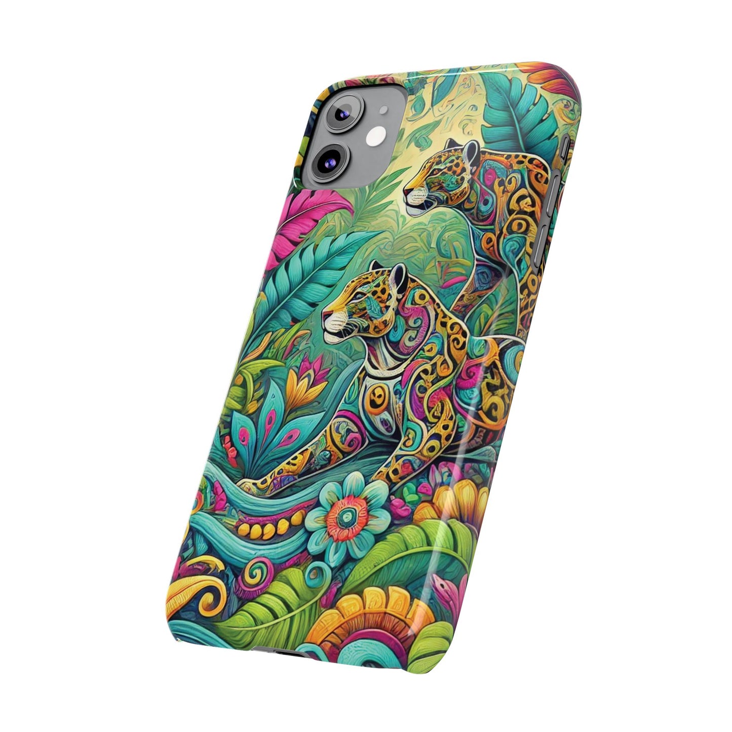 Slim Phone Cases - Jaguar Pop