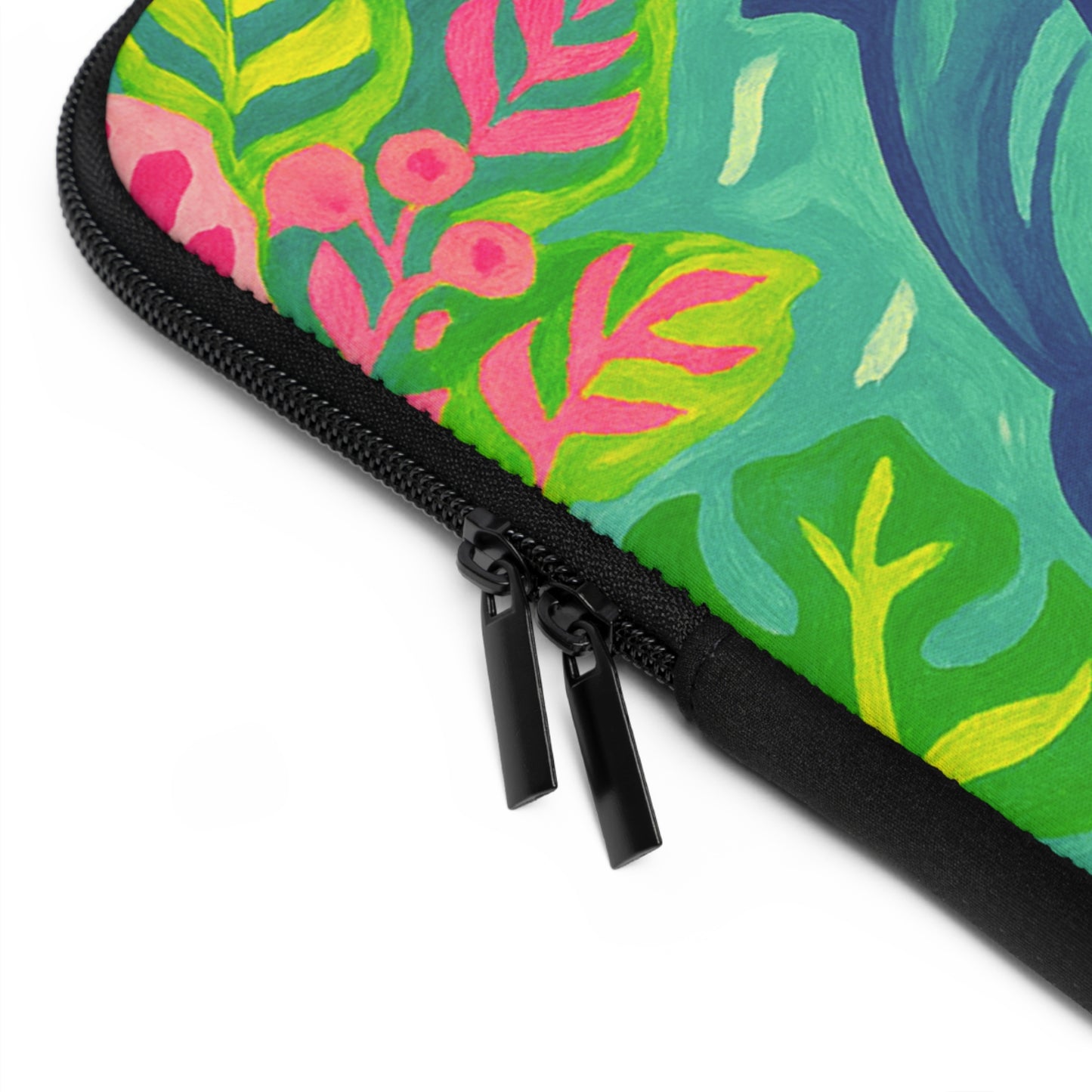Tropical Laptop Sleeve, 5 Sizes - Perfect for Ocean Lovers & Students / Jumping Dolphins