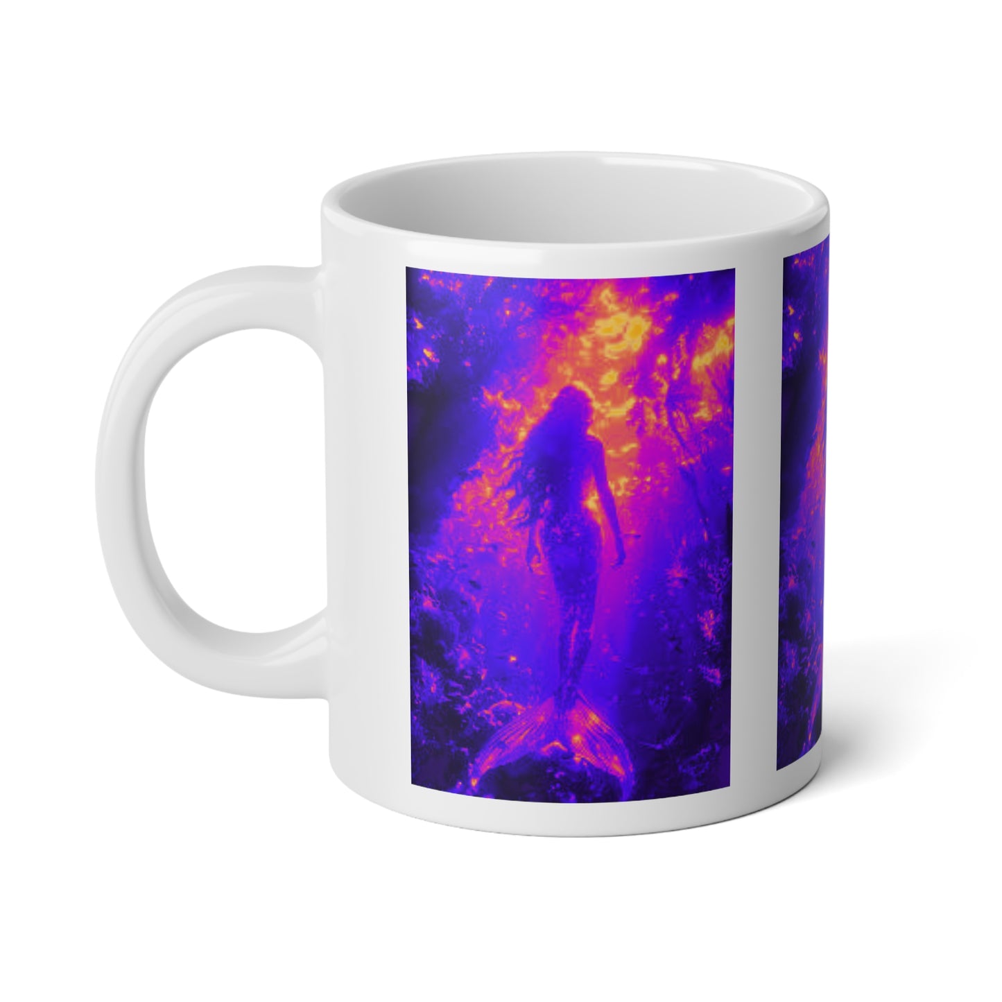 Jumbo Mug, 20oz, Solo Mermaid Pop | Tropical Coffee Cup