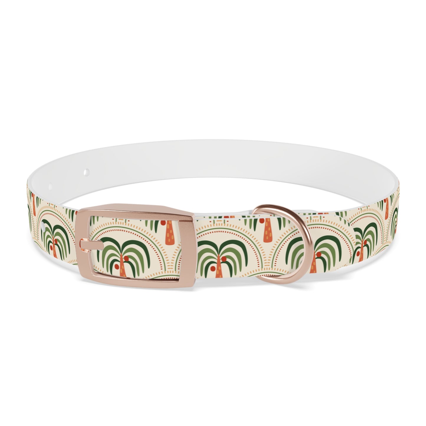 Dog Collar - Stylized Mosaic Palms