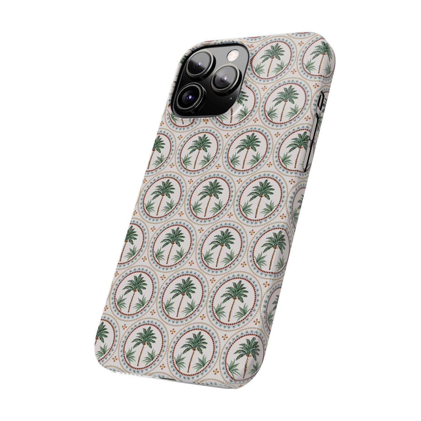 Slim Phone Cases - Mosaic Palm Tree