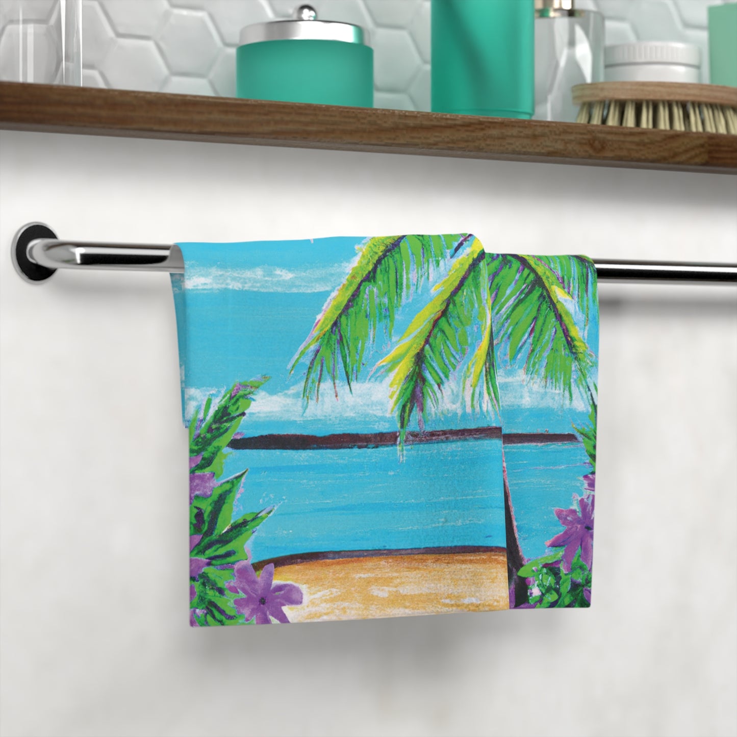 Face Towel - Calm Beach