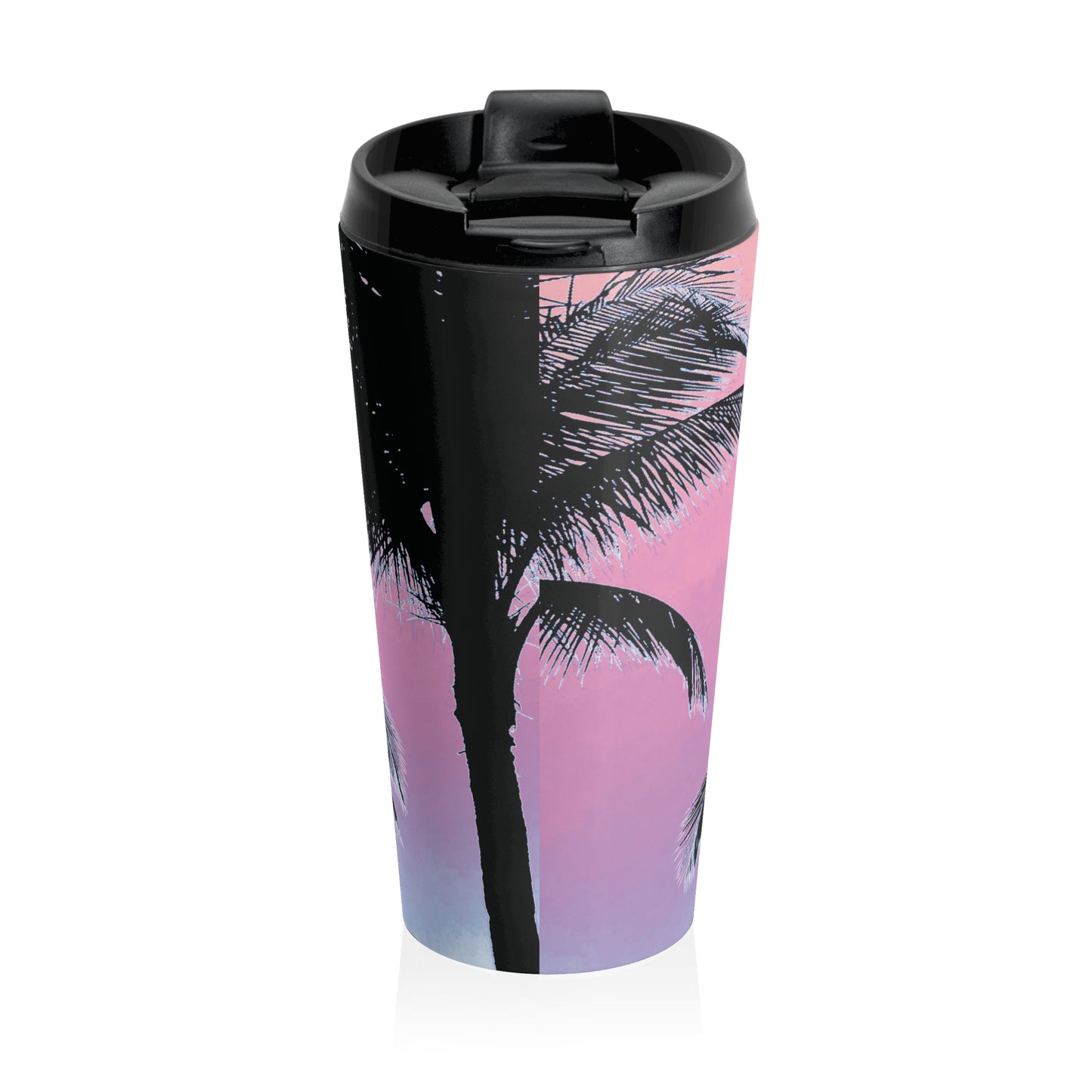 15 oz. Stainless Steel Travel Mug / Palm Glow Pastels