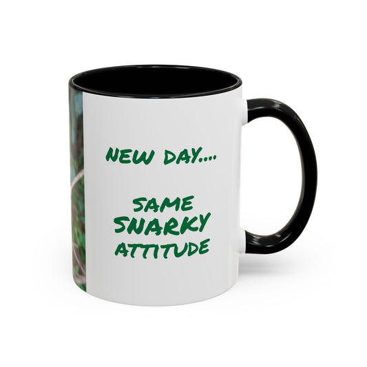 Parrot Accent Coffee Mug (11, 15oz), 8 Colors - Same Snarky Attitude