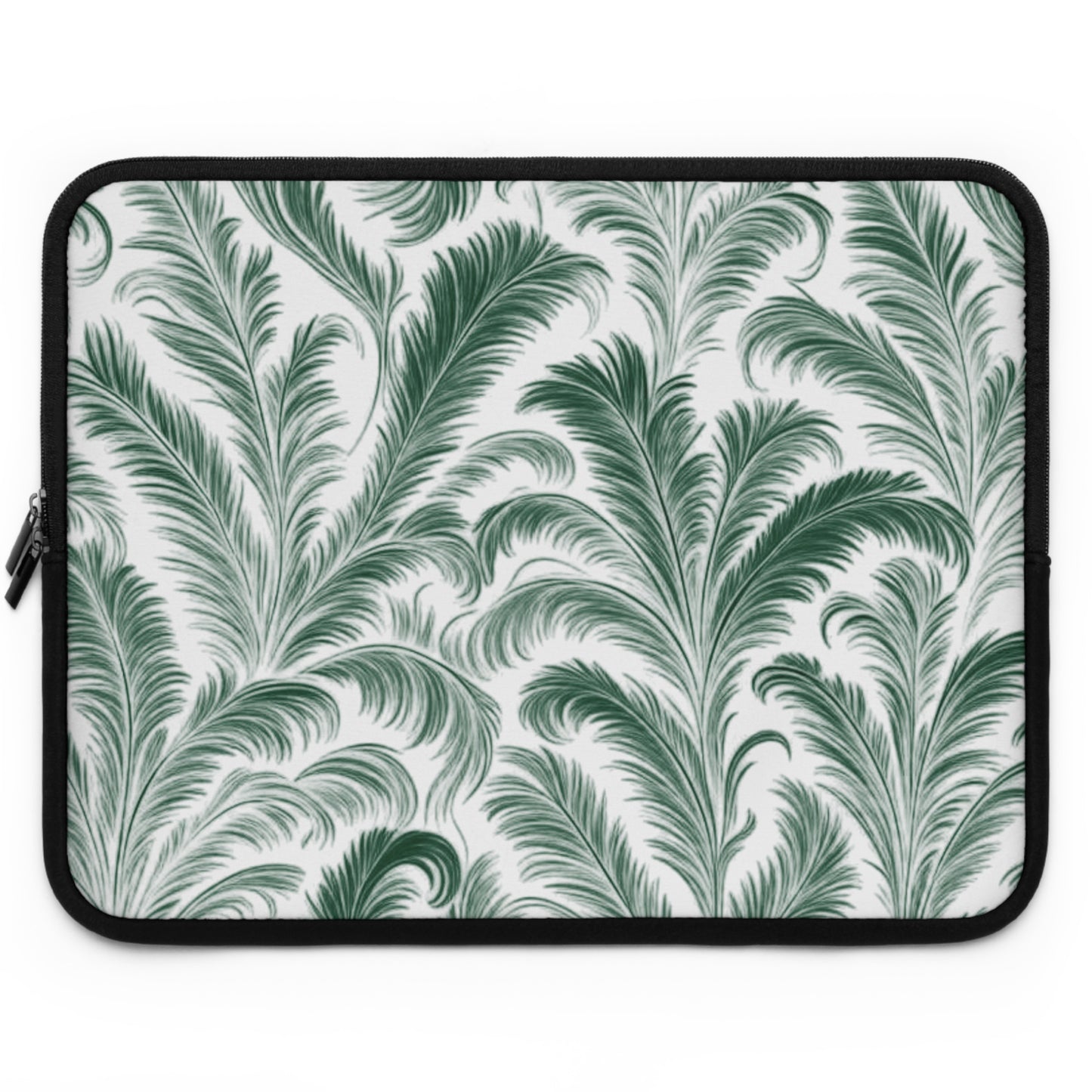 Tropical Laptop Sleeve, 5 Sizes - Perfect for Rainforest Lovers & Students / Rocco Green
