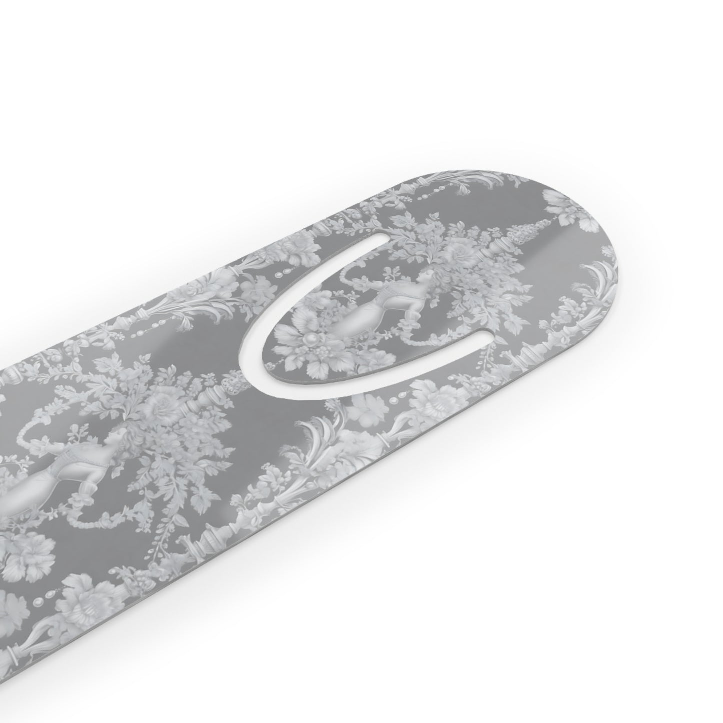 Bookmark - Aluminum, Pearl Lady Toile/Slate