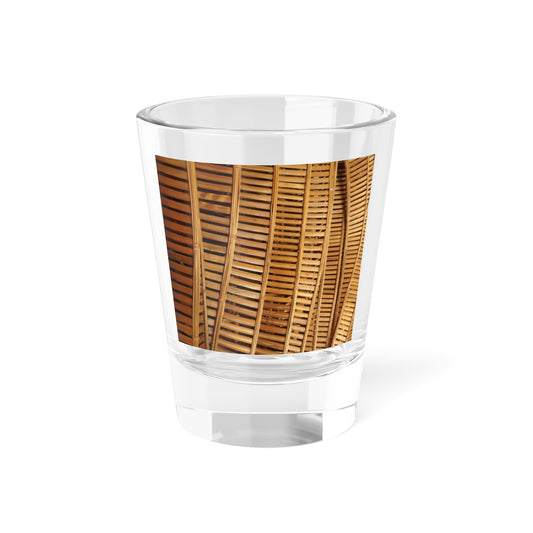 Clear Shot Glass, 1.5oz - Natural Bamboo Flow